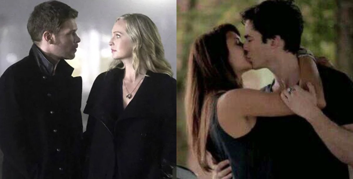 ships_polls's tweet photo. NEW CONTEST- The Favourite Ship from a show thats ended {TVD} 24 Hours to vote. 

RT for Klaroline
LIKE for Delena https://t.co/KiGxTdZp6N