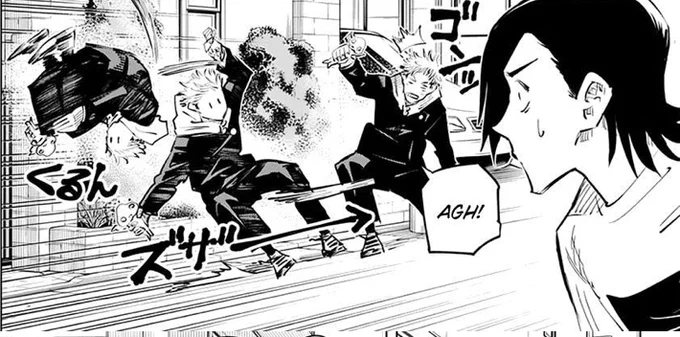 stared reading jujutsu Kaisen and I really like this panel 