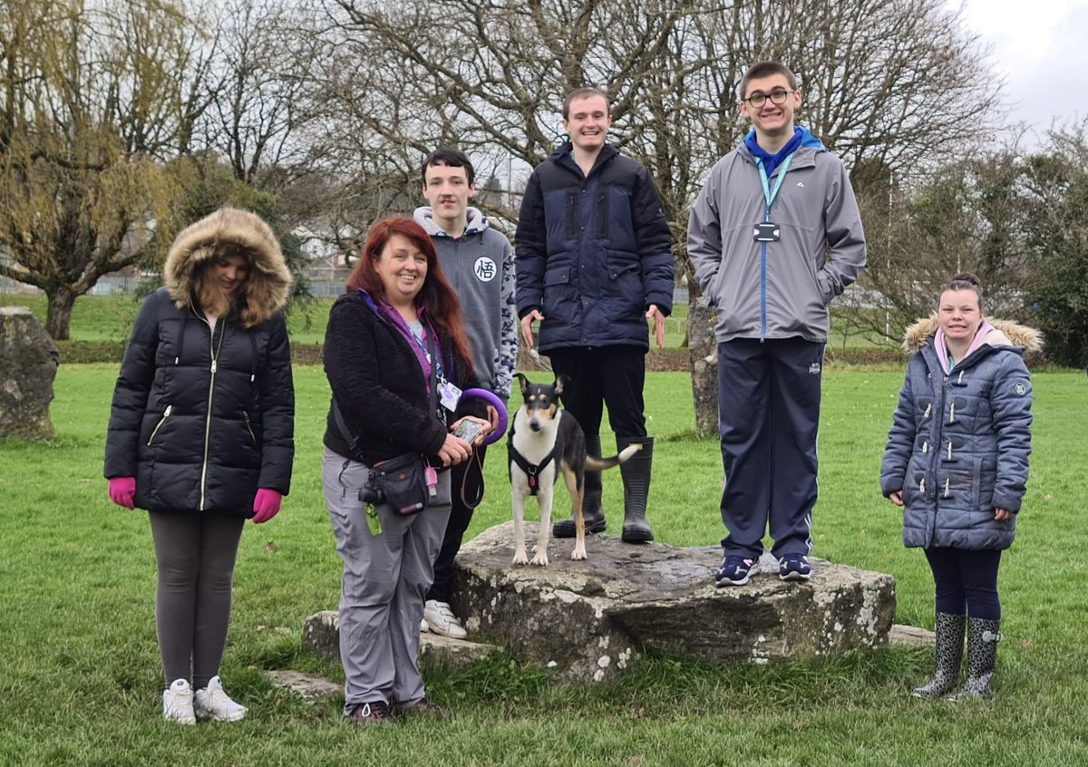 ILSBridgendColl's tweet photo. OCR ILS learners were a little excited to meet their new assistant, Lyra the Smooth Collie. They’ve been learning about Smooth Collies, a Vulnerable British Breed &amp; all about dog care. They ❤️ Lyra &amp; had great fun doing trick training &amp; games. Lyra ❤️ them too 🐾@BridgendCollege https://t.co/xLuvrQzxSa