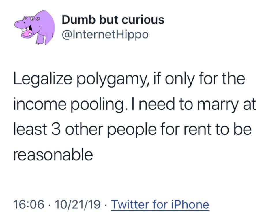 RealMrsLeonard's tweet photo. Rent is too damn high, I said. https://t.co/l3OoLE3gZH
