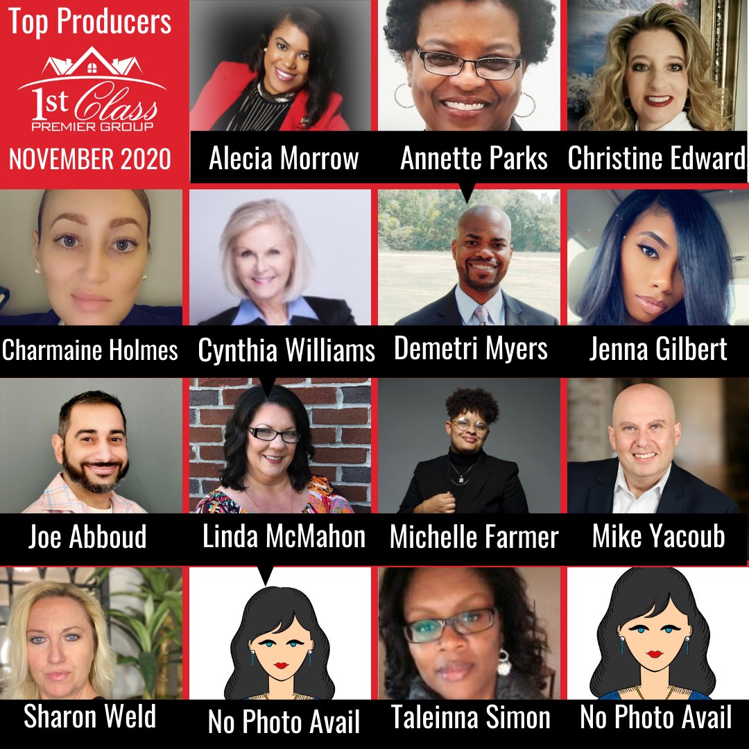 1stclasspg's tweet photo. Congratulations to these TOP PRODUCERS for November! This was a record number of agents who qualified!  We are so happy for these agents and for the clients that they serve!
==
#Congratulations #realestate #1stClasspg #Kudos #wecanhelpyoutoo  #TopProducer #SellingHomes https://t.co/aTASPrqsr5
