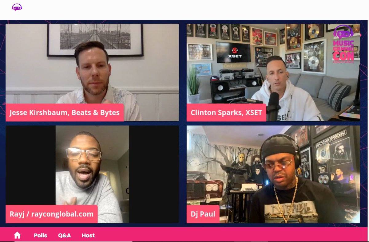 Really good, interesting convo during <a href="/musicgamingcon/">Music Gaming Con</a> around music, tech, and gaming with Ray J, DJ Paul, and Clinton Sparks.... yeah, you guys definitely need to do this again next year.