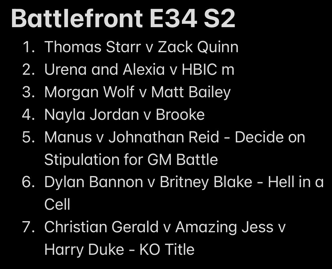 RTBWfed's tweet photo. We are live with Battlefront right now! Starting with a big match between Thomas Starr and Zack Quinn plus a big Main event to find a new KO Champ! https://t.co/CcakoIiNI1 #twitchstreamer #wwe #aew https://t.co/3iq4ekmjsz