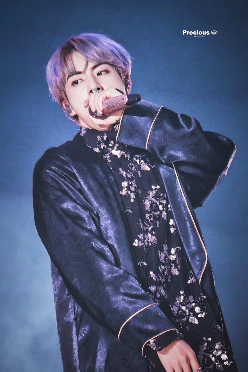 purple hair Jin, Iconic!