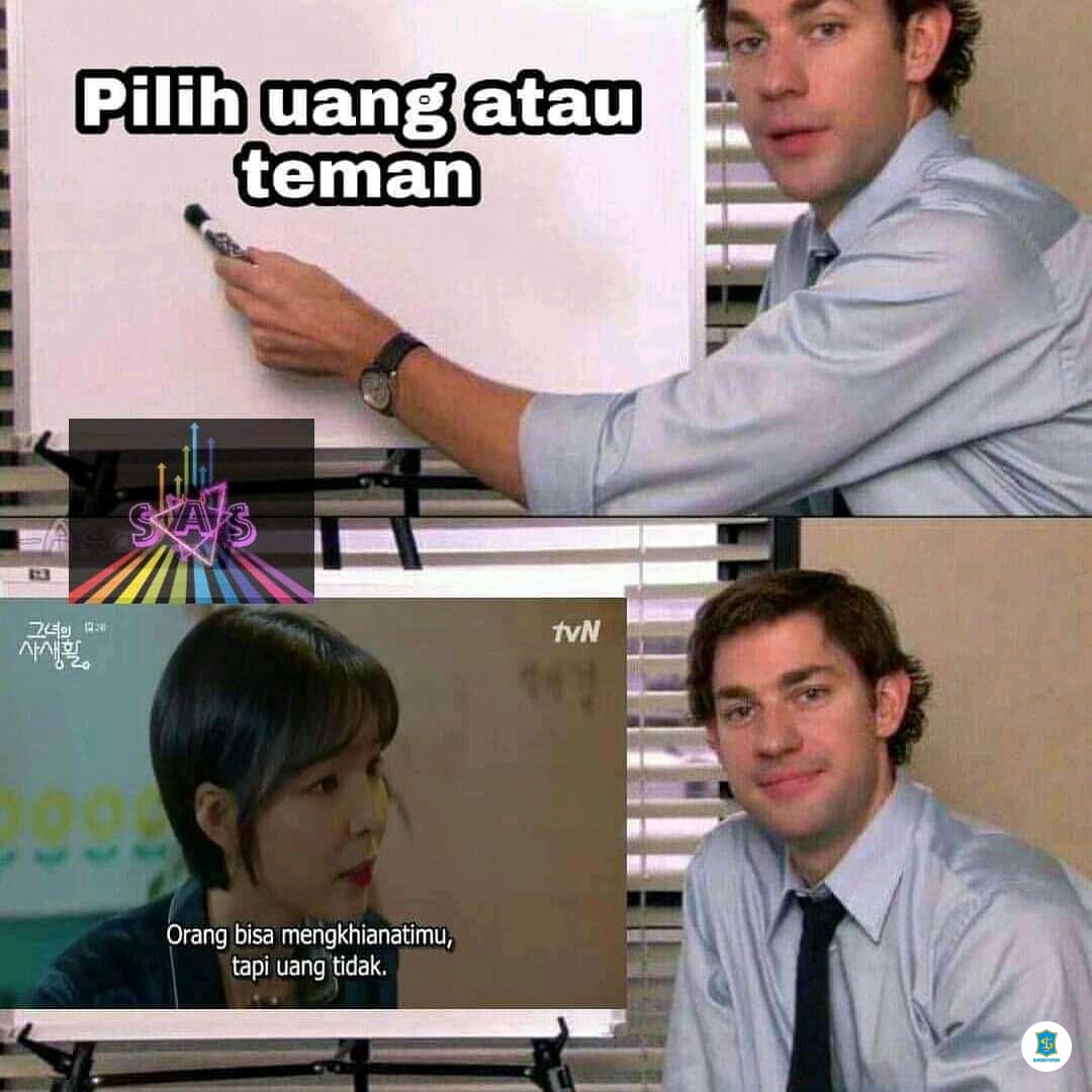 sbyfess's tweet photo. -rek kalian lek disuruh milih, mending milih uang apa teman? https://t.co/ftd9ru4dW5