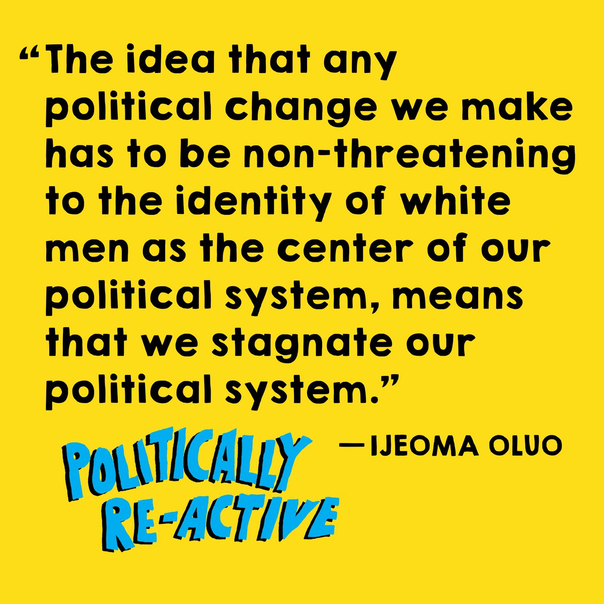 wkamaubell's tweet photo. The new episode of #PoliticallyReActive is OUT! We talk to @IjeomaOluo about her new book, "Mediocre: The Dangerous Legacy of White Male America" & @SarahKSilverman about her public evolution & her new podcast, "The Sarah Silverman Podcast". https://t.co/HsoU7L4H0V https://t.co/2FIqvFrEeI