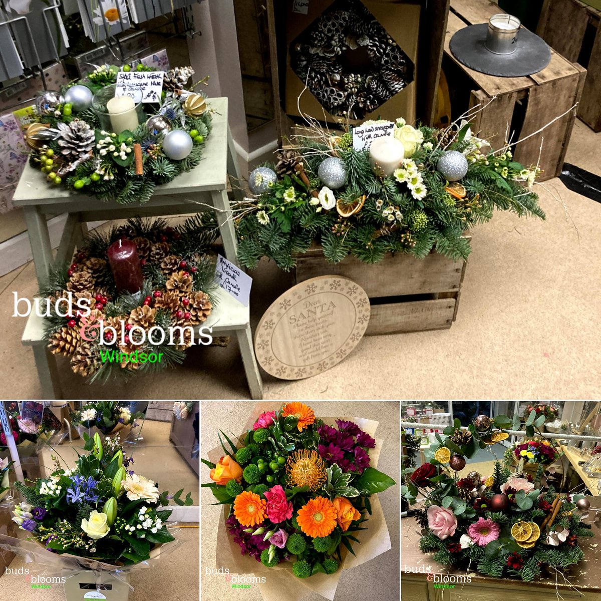 BBFwindsor's tweet photo. Its great to see people back in all the local shops again. We've been busy creating smiles for Christmas, Birthdays and just because today.
#welovedeliveringsmiles #christmasarrangement #floweronlineshop #shoplocal https://t.co/5CqPQisZsS