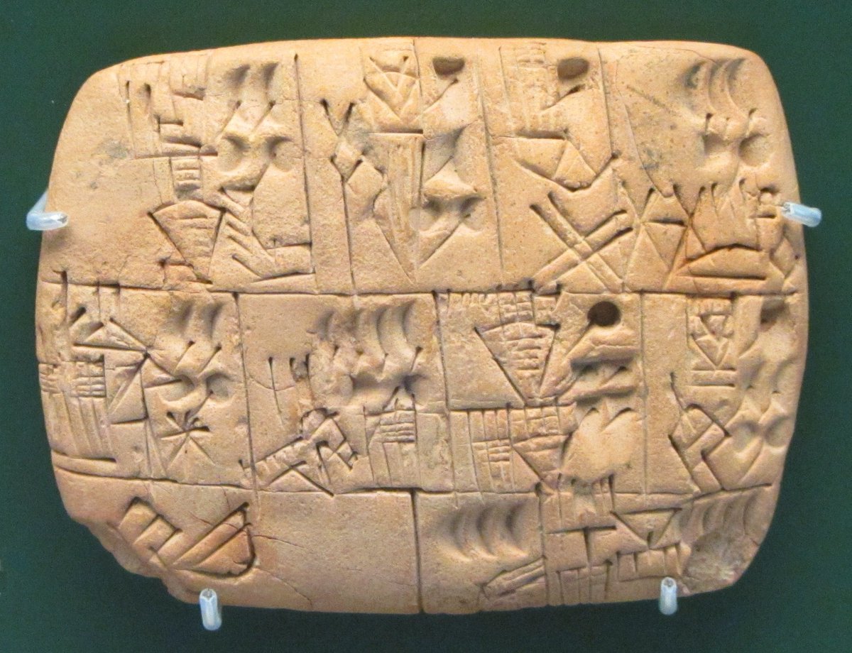 15. Early Writing TabletMuch like modern startups, the Mesopotamians were partially paid in beerThis tablet details how much the workers should receive