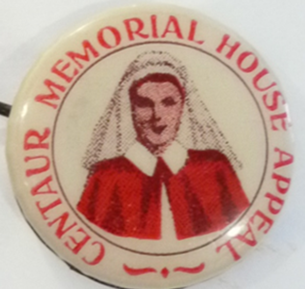 CMFN1943's tweet photo. On 13 Feb1948,  QLD citizens established a Memorial to commemorate the splendid services rendered by our Nurses in World Wars I and II, on the Home Front". (source: Madonna Grehan, 2018). This the 1948 Appeal Badge.  @CMFN1943 still fund raise today stay tuned for our event https://t.co/08orn8BgxQ