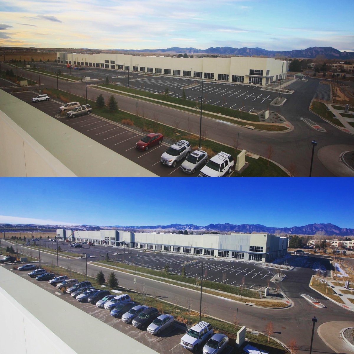 What a difference a little #paint can make. #Construction at 725 Tech Court is nearly complete! #industrialrealestate #forlease #commercialrealestate #buildingcolorado
