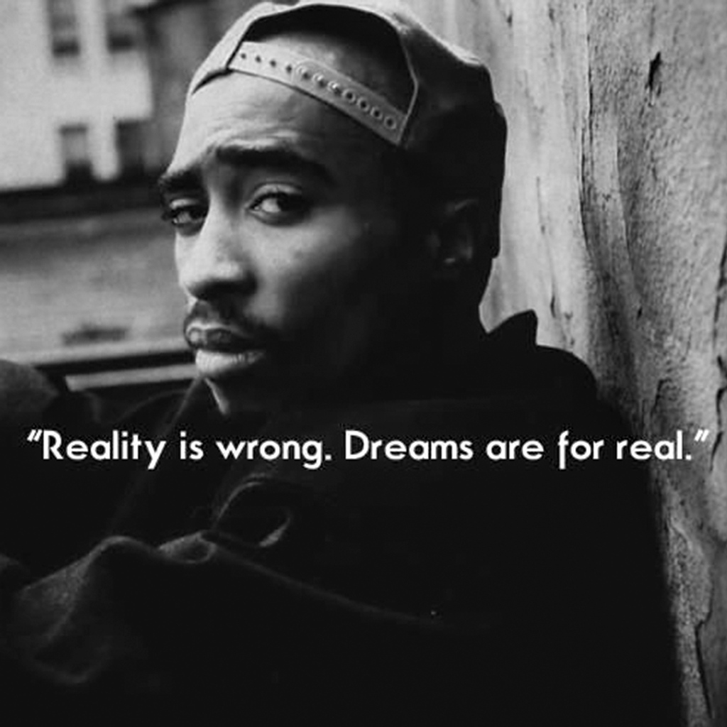 Dreams are for real - 2pac 🌠
Shirt available in store
Link in Bio 
#hiphop #fashioninspo #tshirtgraphic
#dreams #westcoast #legends