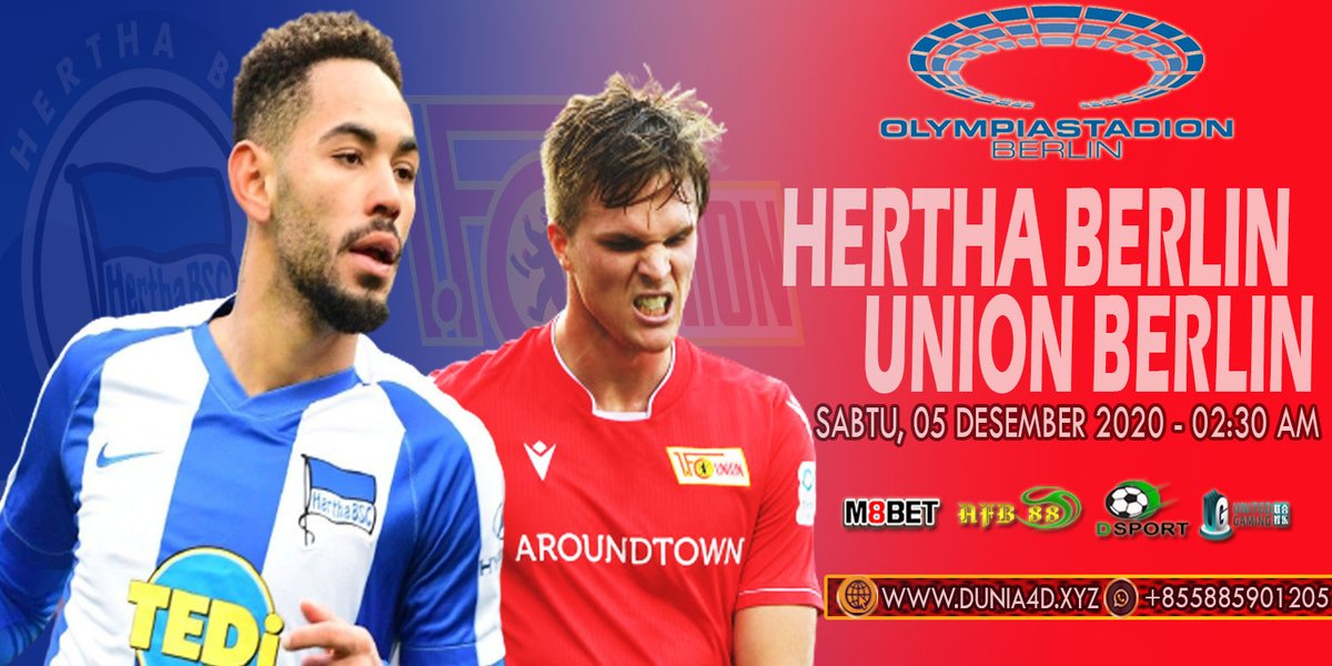 Selamat pagi Bola Mania !
PERTANDINGAN BOLS PADA TANGGAL 05 DESEMBER 2020 Bossku !
GERMANY - BUNDESLIGA
05/Dec 02:30 :: Hertha Berlin vs Union Berlin
#Bundesliga #harthaunion #UnionBerlin #harthaberlin #dunia4d #indonesia #sbobet #malamjumat #RokokNaikRakyatPanik #BTSJIN #sbo https://t.co/syi0FbBM4k