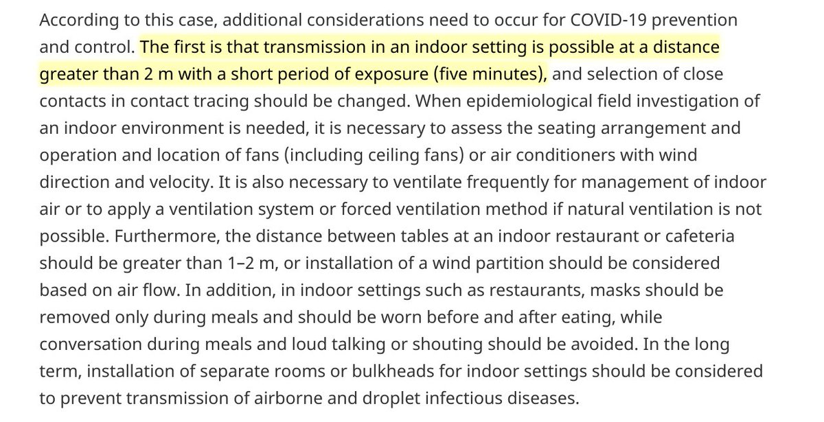 So, first note how few such studies we have here. Jealous. This kind of intense shoe-leather epidemiology can give us better answers about potential transmission paths than large=N but less precise tracing which are useful, too but in a different manner.  https://jkms.org/DOIx.php?id=10.3346/jkms.2020.35.e415