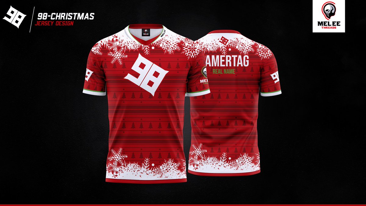 Introducing the official @Team_98th 2020 Christmas jersey. Use code "98th" for 10% off today! #MeleeTheCompetition

Get It Now: meleethreads.com/products/team-…