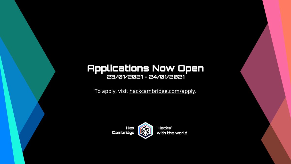 Applications are open for the <a href="/Hack_Cambridge/">Hack Cambridge</a> #Hackathon of Europe Top <a href="/Cambridge_Uni/">Cambridge University</a> University. Join us there and register before December 15th. #ProudToSupport #Students