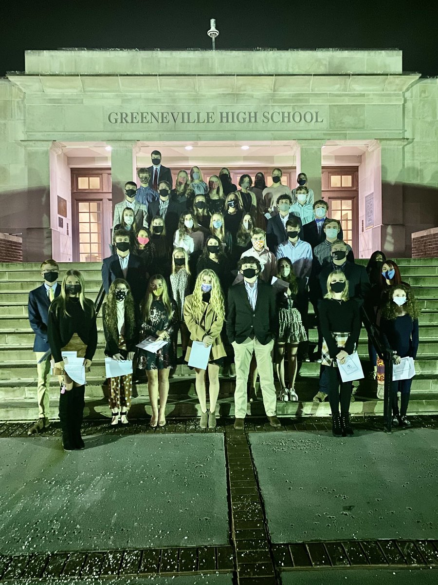 Congratulations to the 2020 Andrew Johnson Chapter of the Greeneville High School National Honor Society