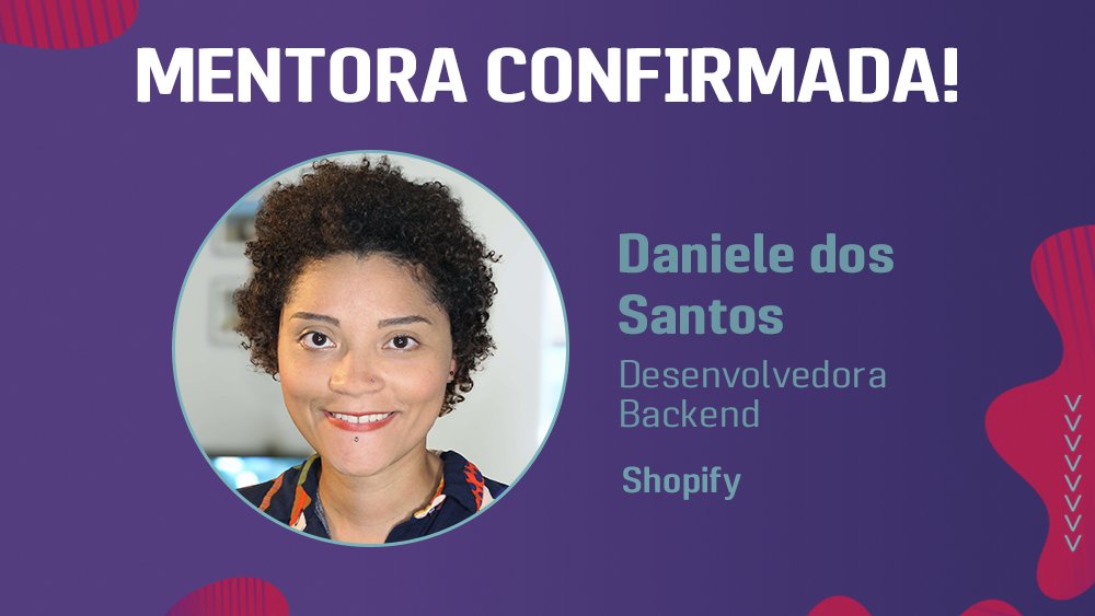 danisantoscode's tweet image. Alô, meninas!! 
Vou fazer parte do #PrograMariaSummitOnline2020 no painel &quot;Caminhos para fazer a transição de carreira para tecnologia&quot; e acontecerá entre os dias 10, 11 e 12 de dezembro :)
#programaria #programariasummit #womenintech #WomenInSTEM #CodeNewbies