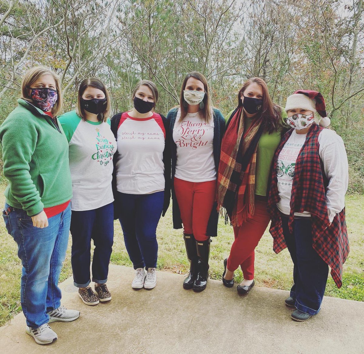theteachermrse's tweet photo. On the FIRST day of Christmas, my CEH friends and me, hit the scene in our RED and GREEN. β€οΈππ
#12dressupdaysofchristmas #CEHpride #jacketjoypride #kindnessmatters
#teacherstrong #iteachmath #beaCHAMPION #beaLIGHT #betheone #kidsdeserveit #rcainspired #youdoYOU https://t.co/JQFPP9E1BY