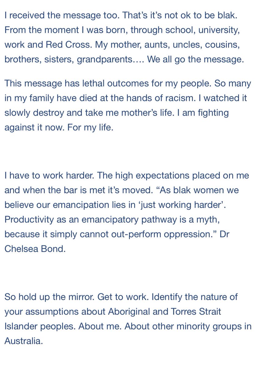 carrying the strength of my people, I continued to fight. A presentation by marketing tips me over. I said no more. I will not be erased. I will not be silenced. I was told to ‘tone it down’ I replied ‘I’m at riot level’ NO! But I’m emotionally spent