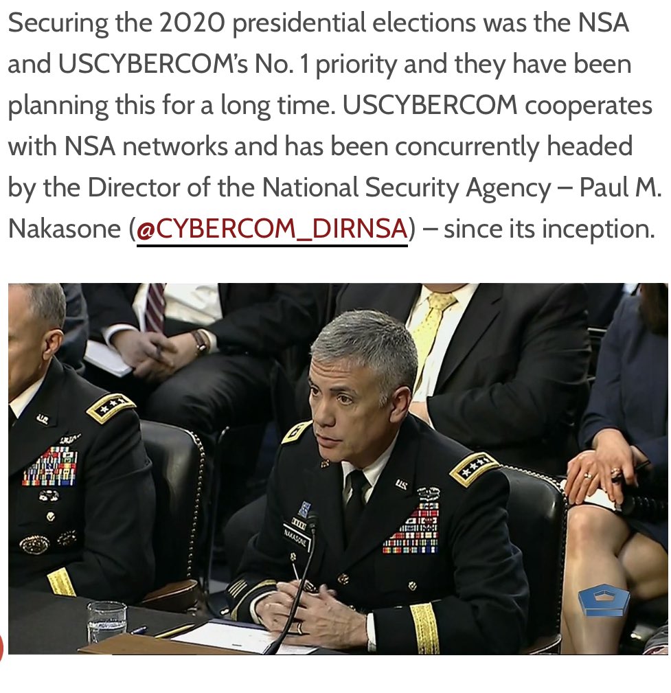 “The Kraken” is a Cyber Warfare Program and Military Sting Operation“The 2020 election was being closely monitored by the DOD, National Guard and the NSA. It was their #1 priority for years and they were prepared for it... http://americanpatriotcontacttracers.com/the-kraken-is-a-cyber-warfare-program-and-military-sting-operation/