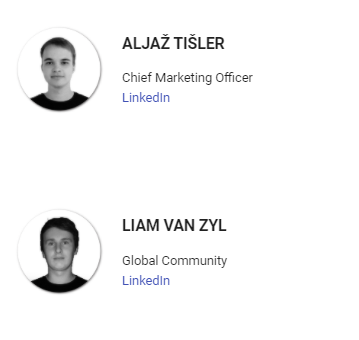  Team Information Team is completely doxxed, with linkdins to go through on their website.  http://docs.rivex.io/Team/&nbsp;They are some of the smartest chads in this space, with a shit ton of experience. My opinion 6/8