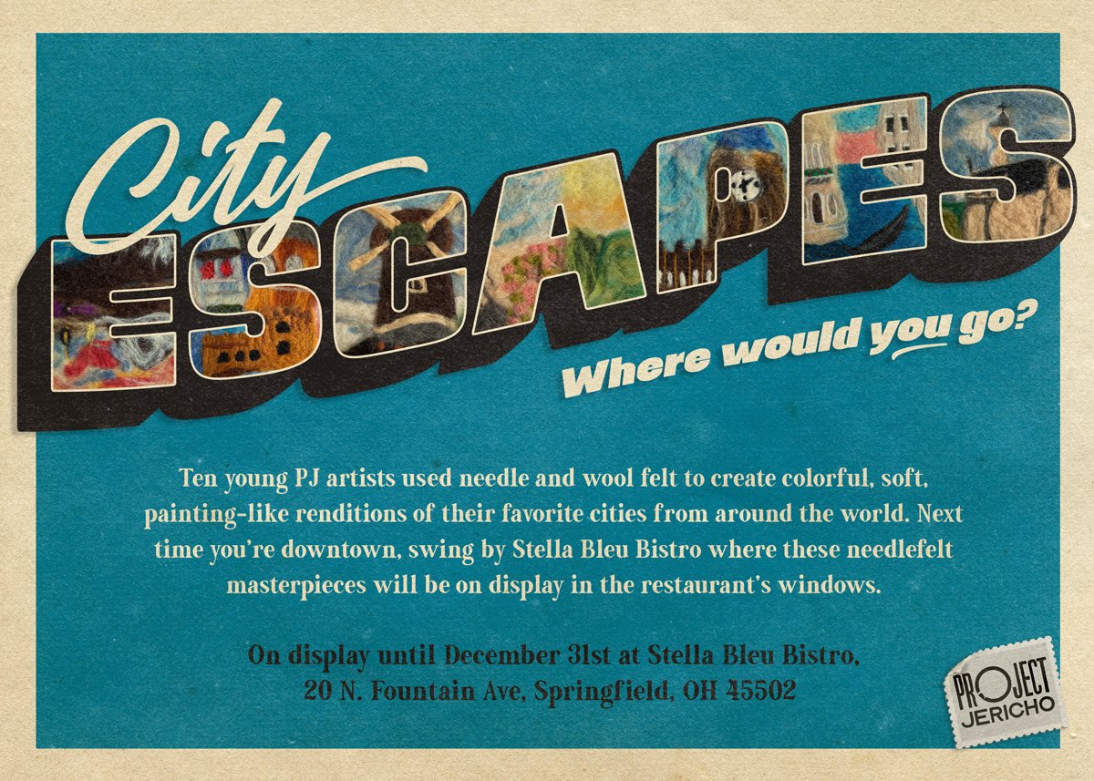 ProjectJericho's tweet image. Fountain Avenue in Downtown Springfield just got more magical! Stop by next time you’re in the area to see this display. #artchangescommunities