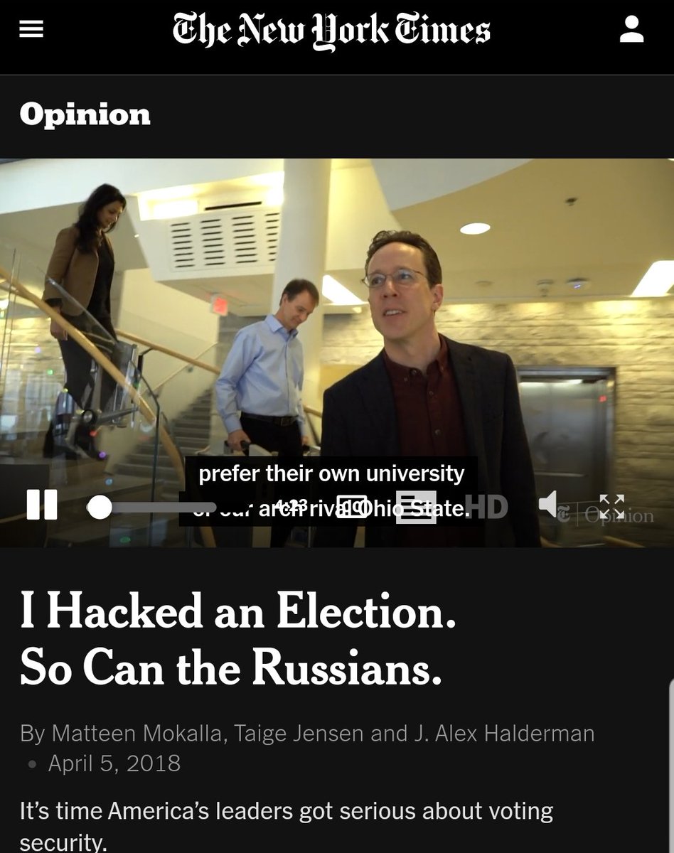 NYT then: https://www.nytimes.com/video/opinion/100000005790489/i-hacked-an-election-so-can-the-russians.html