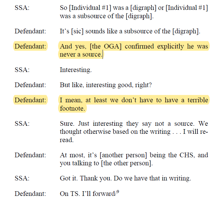 The DOJ has filed its Kevin Clinesmith sentencing memoThey want incarceration.DOJ: Clinesmith wasn't just altering e-mails - he was lying about Carter Page in DMs to the FBI agent.Thread.