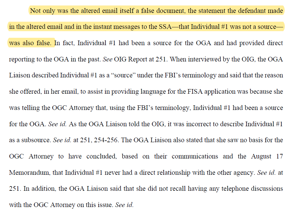 The DOJ has filed its Kevin Clinesmith sentencing memoThey want incarceration.DOJ: Clinesmith wasn't just altering e-mails - he was lying about Carter Page in DMs to the FBI agent.Thread.