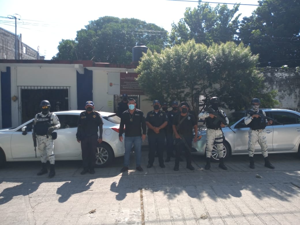 En coordinación con la @GN_MEXICO_ y @SSyPC_Chiapas, llevamos a cabo el