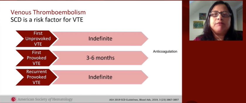  #SCD is a risk factor for thromboembolism, so quick summary slide on ASH recommendations for anticoagulation in  #sicklecell disease.  #ASH20  #hemetwitter9/