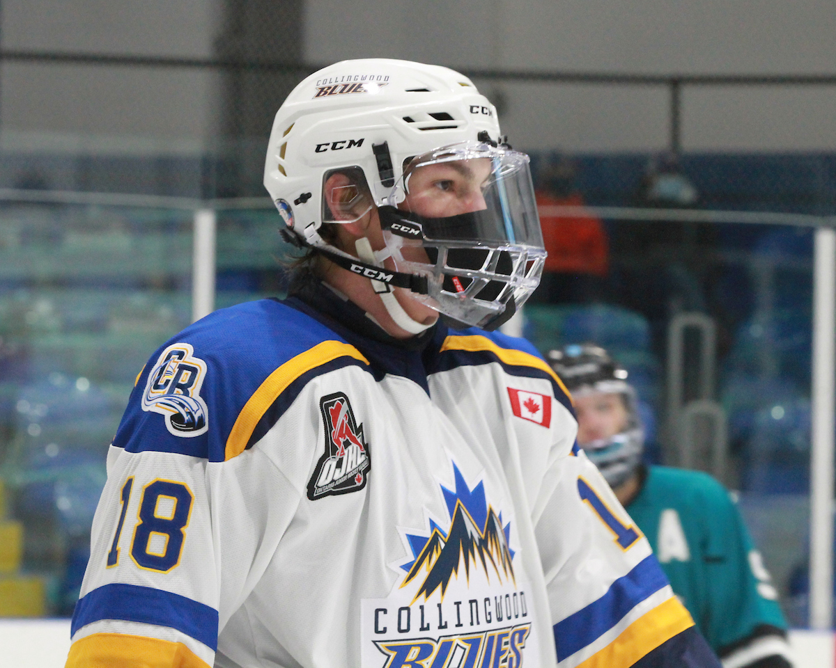 OJHLOfficial's tweet photo. THE CAPTAINS | Derek Sweeney 'natural choice' to lead @CwoodBluesJrA

⬇️
https://t.co/2CpkGR2Cpw

✍️: Ron Valentine (@ronandlynda)
📸: Sam Hossack (@Hossey88)
 of @ojhlimages

#leagueofchoice https://t.co/6VODYDGnAy