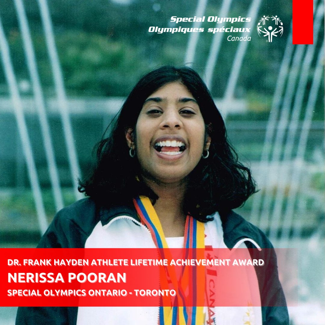 Introducing the Dr. Frank Hayden Athlete Lifetime Achievement Award Winner: <a href="/SOOntario/">Special Olympics Ontario</a>'s Nerissa Pooran!

“I will continue to work hard, to achieve the best in my sports. Thank you so much, <a href="/SpecialOCanada/">Special Olympics Canada</a> and to Dr. Frank Hayden.”

Tune in: facebook.com/TSN
