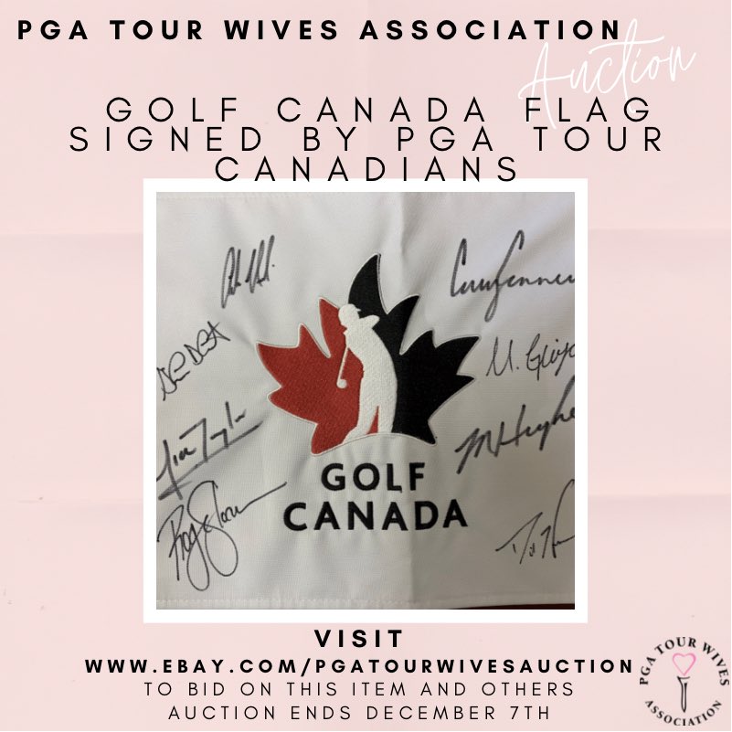 <a href="/PGATOURWives/">PGA TOUR Wives Assoc</a> are raising money for the charities they support throughout the year at <a href="/PGATOUR/">PGA TOUR</a> events! Check out their auction to vote on some golf memorabilia eBay.com/pgatourwives #givingback #pgatour