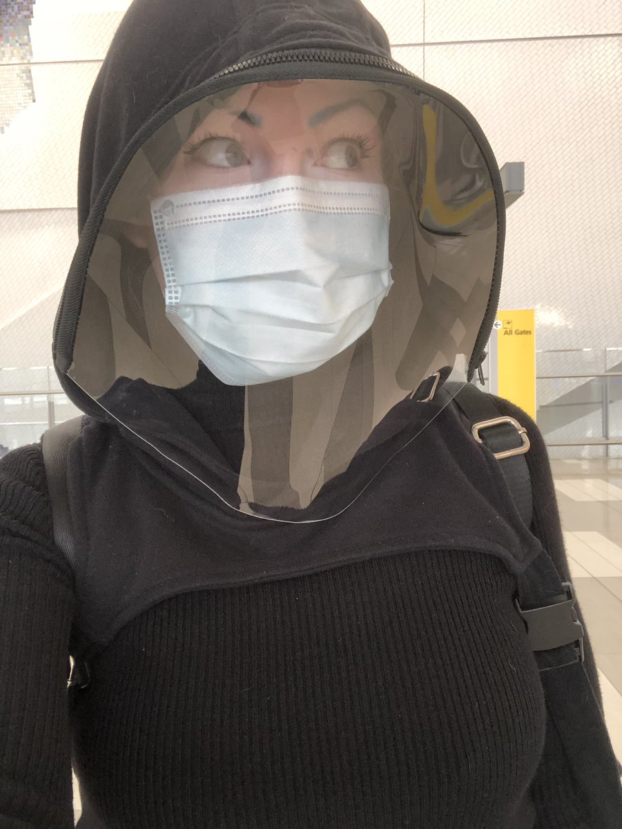 Hey there! So I’m doin a big fly!I’m very aware that the timing in a pandemic is  but before ya’ll flood my DM’s with concerns, I’m sharing my safety procedures. This is also for anyone who might find themself needing to fly & how to mediate as much risk as possible. (1/13)