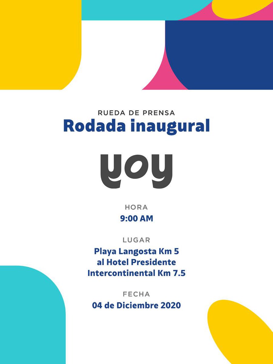 ¡¡¡COMUNIDAD YOY!!! HA LLEGADO EL DÍA: LOS ESPERAMOS A LA GRAN INAUGURACIÓN DE <a href="/somosyoy/">somosyoy</a> EN CANCUN.. 😎🤩

Hemos llegado con un gran equipo detrás de nosotros y buscaremos ofrecerles experiencias increíbles al rodar con YoY

Te esperamos este 4 de #diciembre2020 
A rodar!