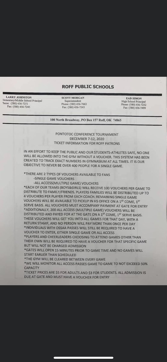 Conference Tournament ticket information