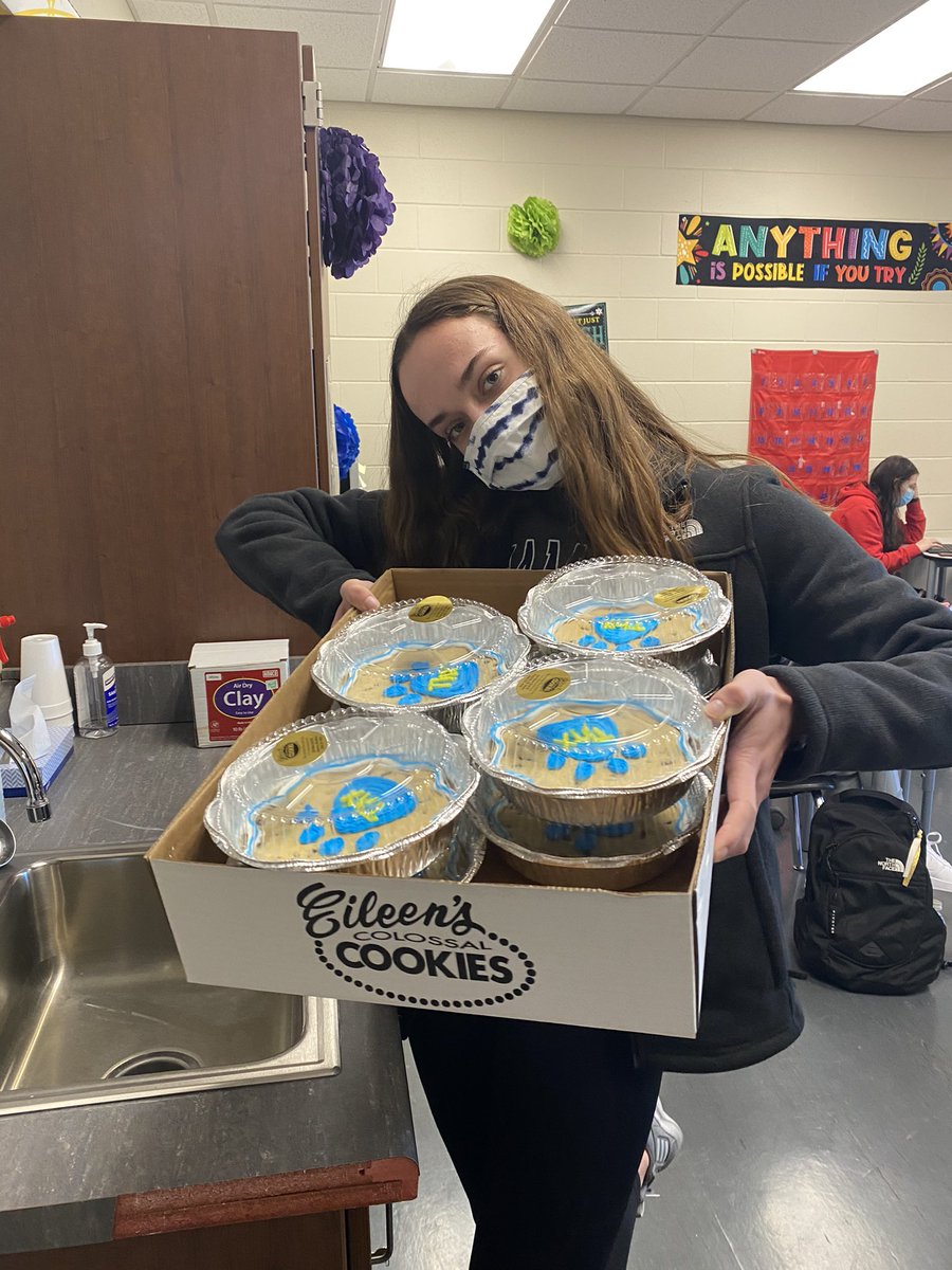 Yesterday was special education teacher appreciation day so we handed out Eileens cookies and cards to all 12 of them at KHS!!! We wanted to thank all of them for what they do and show how much their hard work matters!! Thank you to all the special education teachers out there!!