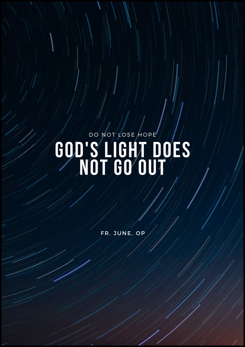 JuneRides's tweet image. There is Light with God.
#Hope