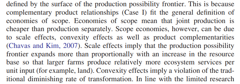 The concepts of convexity effects, scale effects and economies of scope are v intriguing. I suppose it points to the possibility of highly non-linear supply behaviour with increasing flat rate pricing.