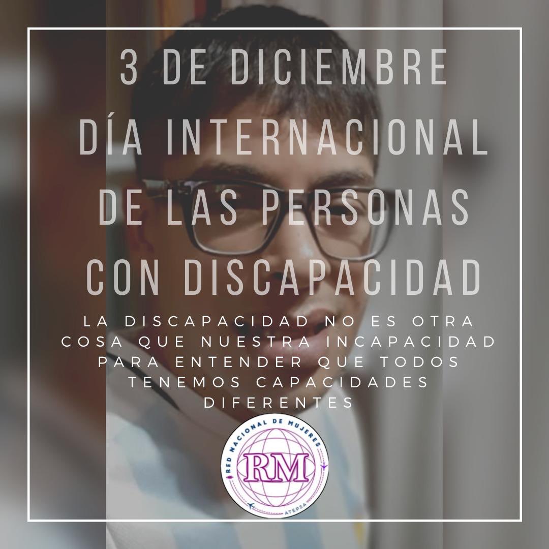 Conmemoramos el día d las personas con capacidades diferentes, instancia q nos invita a reflexionar sobre las diversas necesidades con las cuales las personas q las atraviesan interactuan diariamente, barreras arquitectónicas y sociales. Modlo d la foto,KEVINARGÜELLO <a href="/YamArguello/">Yam Argüello</a>