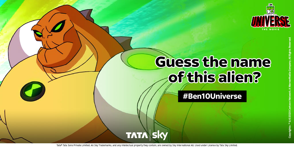 Tata Play в Twitter: „He is a humanoid dinosaur. Can you guess his name?  Tweet your answer using #Ben10Universe Watch Ben 10 Versus the Universe on Tata  Sky Showcase 250 & 251 -