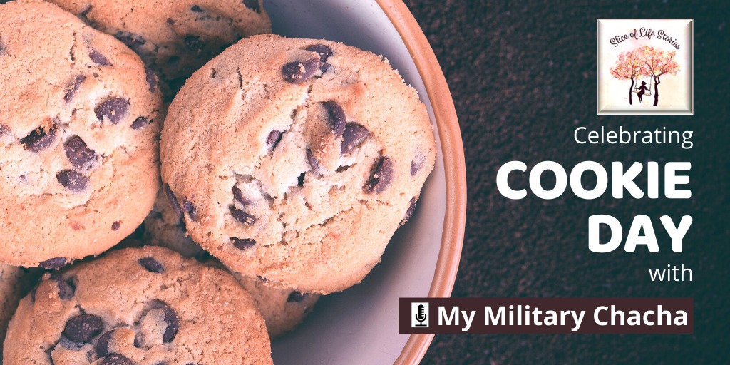 #NationalCookieDay with🎙My Military Chacha 🎧 

▶ youtu.be/PL3Q9JH4YEU 

#Storytelling #Storytellingtime #Lifestories #Shadesoflife #Story #Stories #Podcast #ShareSomeCookie #Desserts #Baking #Dessert #CookieDay #Cookies #EasyRecipes #Foodie #Chocolate #Brownies #Bakinglove.