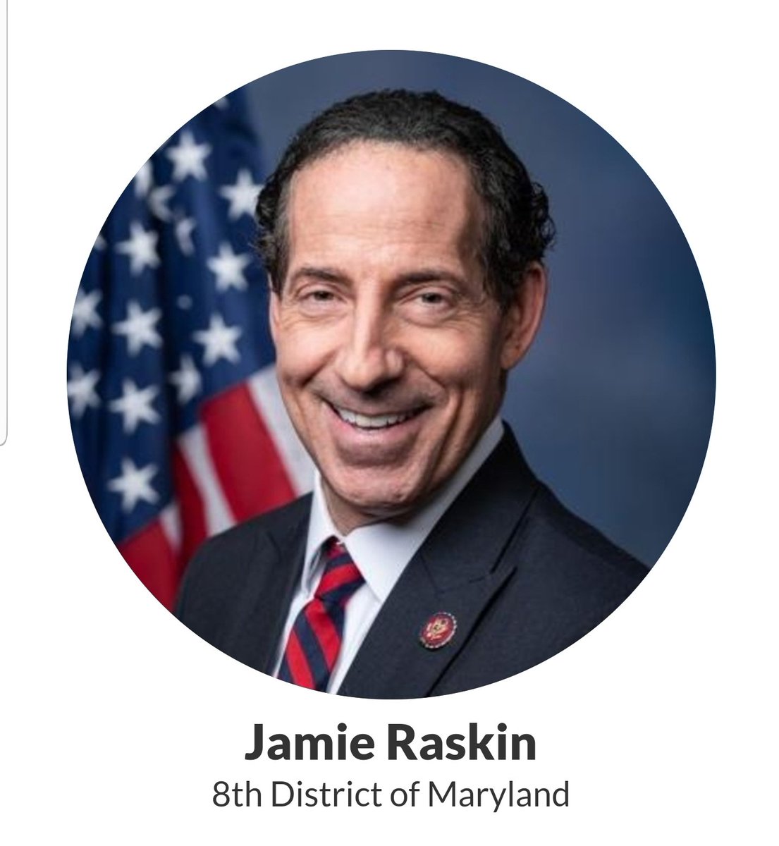 Jamie Raskin, Maryland's 8th District https://raskin.house.gov/ 42/98