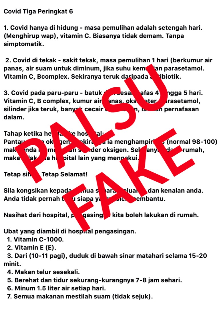 KKMPutrajaya's tweet photo. Tidak pernah wujud Perintah Kawalan Pergerakan Keluarga atau PKPK. 

Jadi rakyat bertanggungjawab. Hentikan memulakan atau menyebarkan berita/maklumat palsu. 

Kita sedang berhadapan wabak #COVID19. Patuhi SOP dan nasihat kesihatan yang dikeluarkan KKM dari semasa ke semasa. https://t.co/9I6pf32sB4