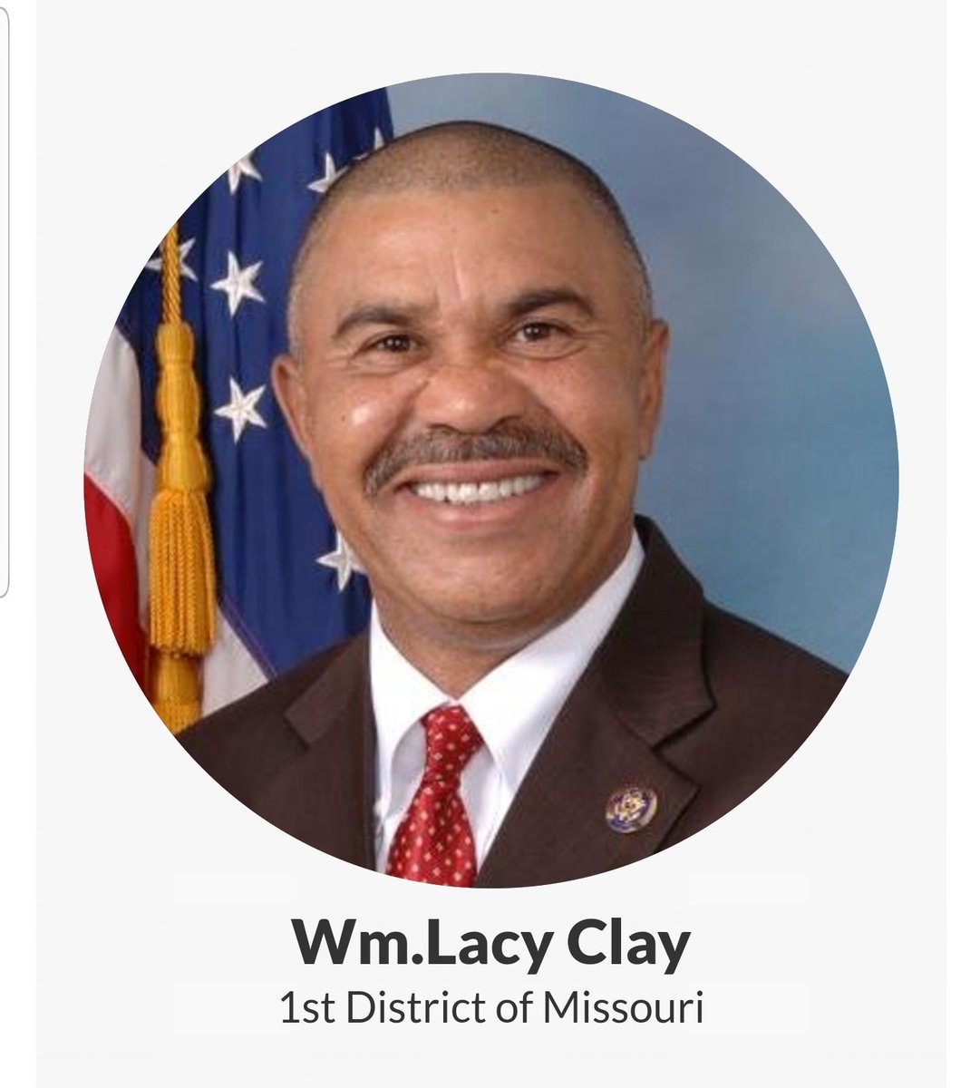 Lacy Clay, Missouri's 1st District https://lacyclay.house.gov/ 56/98