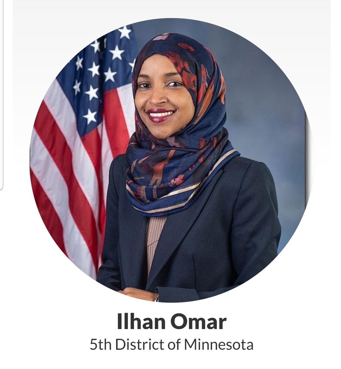 Ilhan Omar, Minnesota's 5th District https://omar.house.gov/&nbsp;54/98