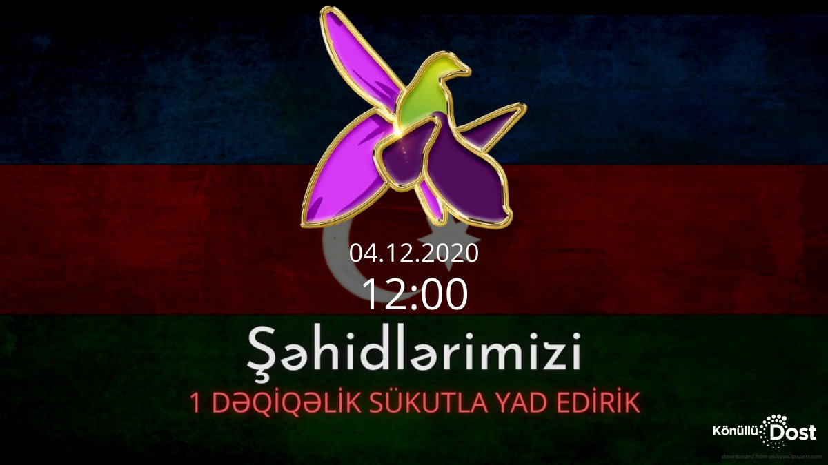 -Symbol of Remembrance Day !
#KarabakhisAzerbaijan
#VictoriousAzerbaijaniHeroes