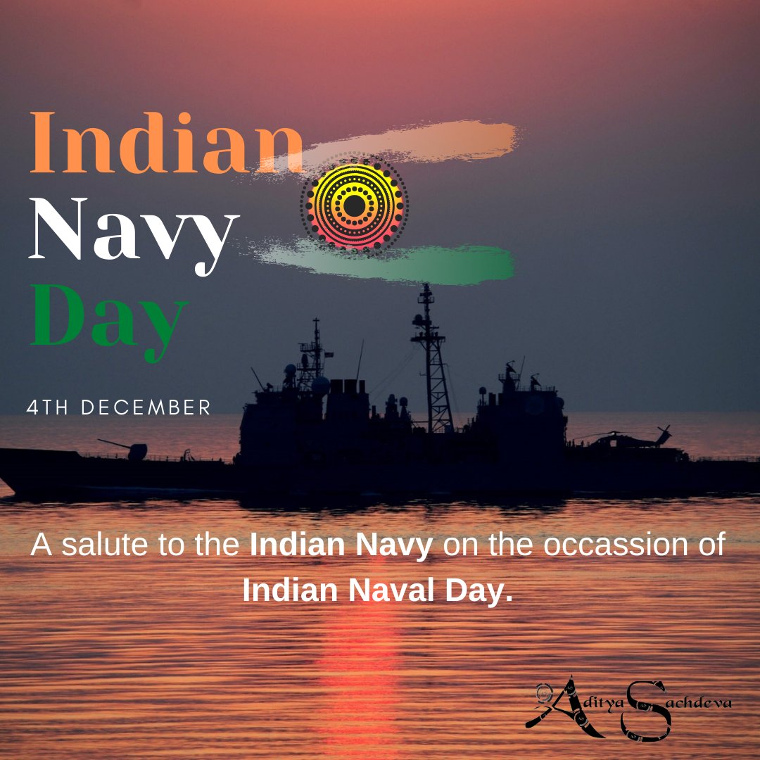 A salute to the Indian Navy on the occasion of Indian Naval Day.
#indiannavyday #indiannavy #indianarmy #indiannavyvideo #indianarmylovers #indianarmyofficers #indianarmyforever  #indianperacommndo #indiannavymarcos  #salute #ipl #love #respect #jaijwanjaikissan  #4di7ya96