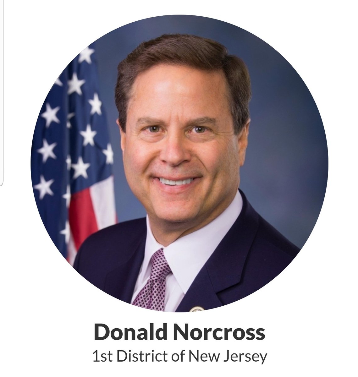 Donald Norcross, New Jersey's 1st District https://norcross.house.gov/ 58/98